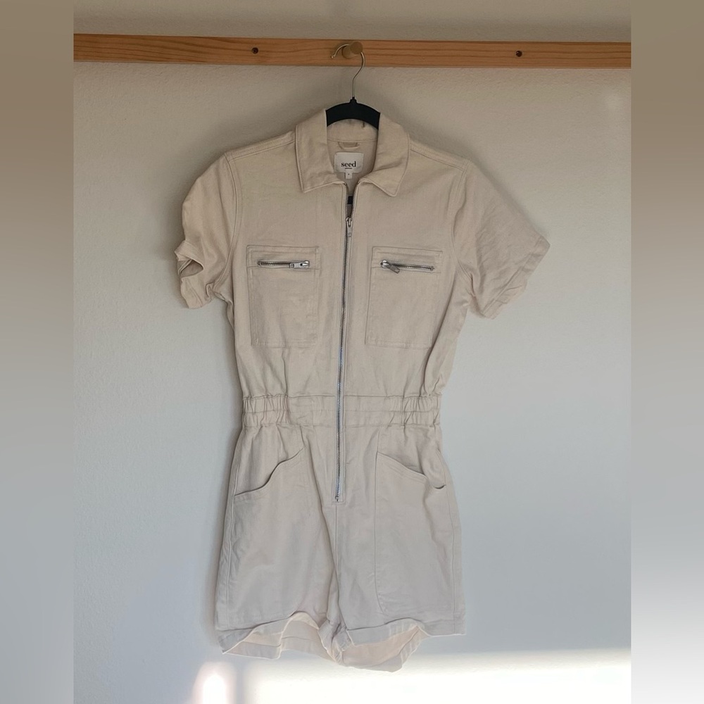 Seed Heritage Zip Front Romper